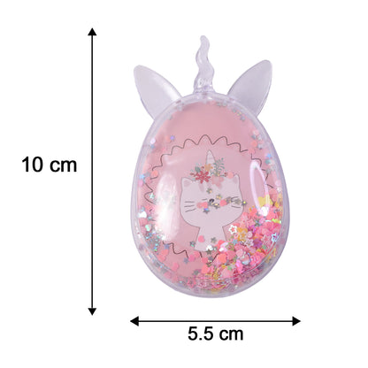 Wukusy cute unicorn-themed magic floating glitter hair comb with shimmering accents, perfect for adding sparkle to hairstyles.