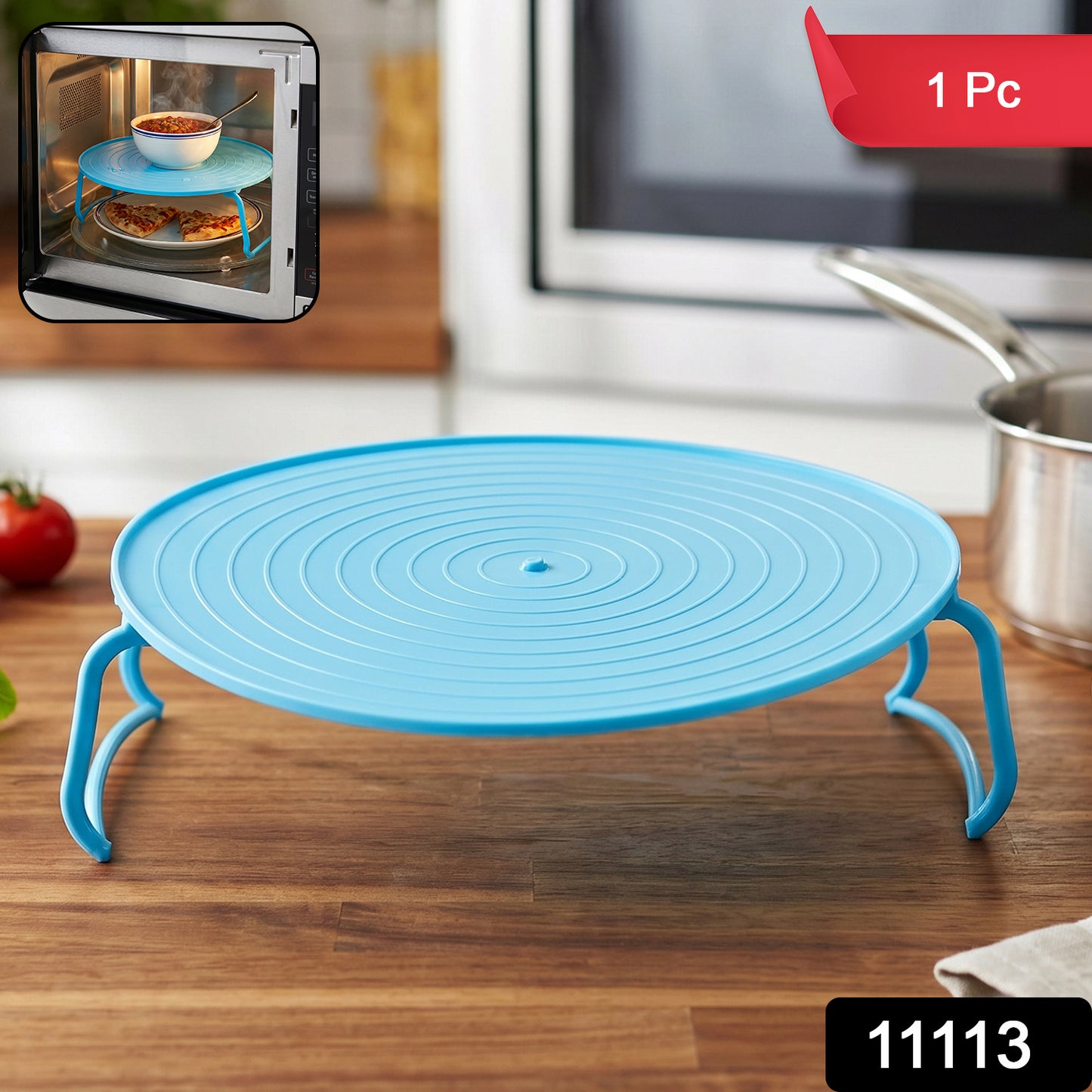 Decorative non-slip plastic serving tray with stand by Wukusy, featuring a sleek design and sturdy support for serving snacks or beverages.