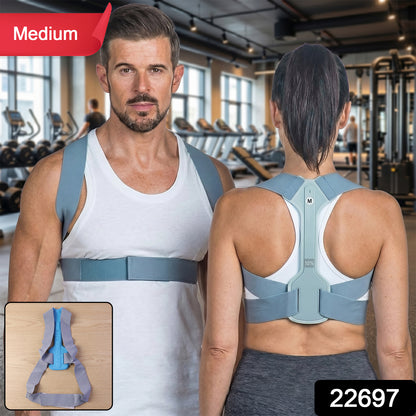 Wukusy ergonomic adjustable back posture corrector support belt for medium size, designed to improve spinal alignment and posture.