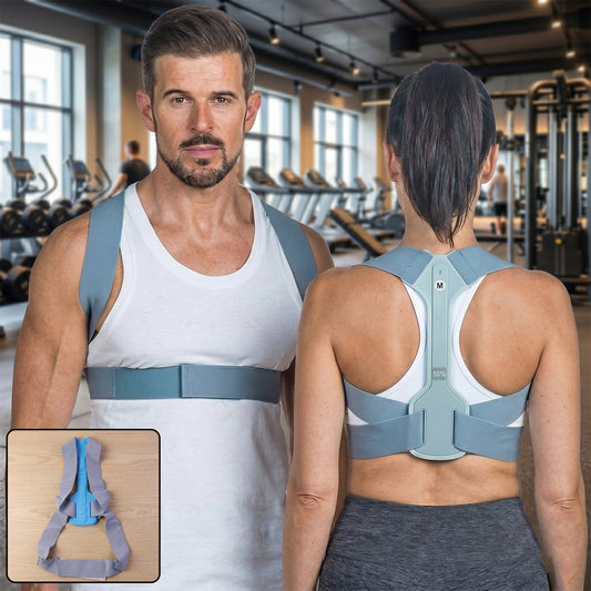 Wukusy ergonomic adjustable back posture corrector support belt in medium size, designed to improve spinal alignment and posture.