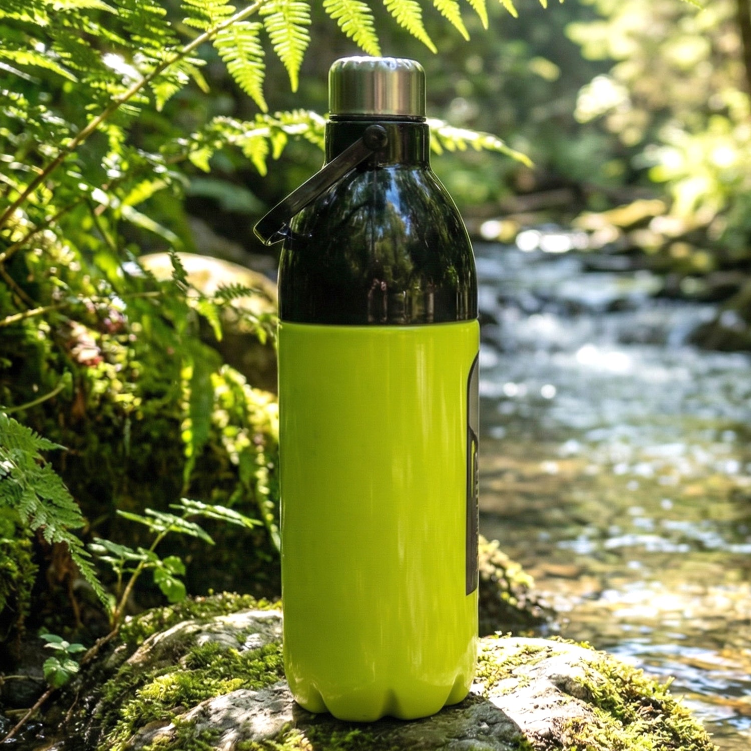 Wukusy extra large leakproof water bottle, 1700ml capacity, clear plastic with screw cap, designed for durable hydration.