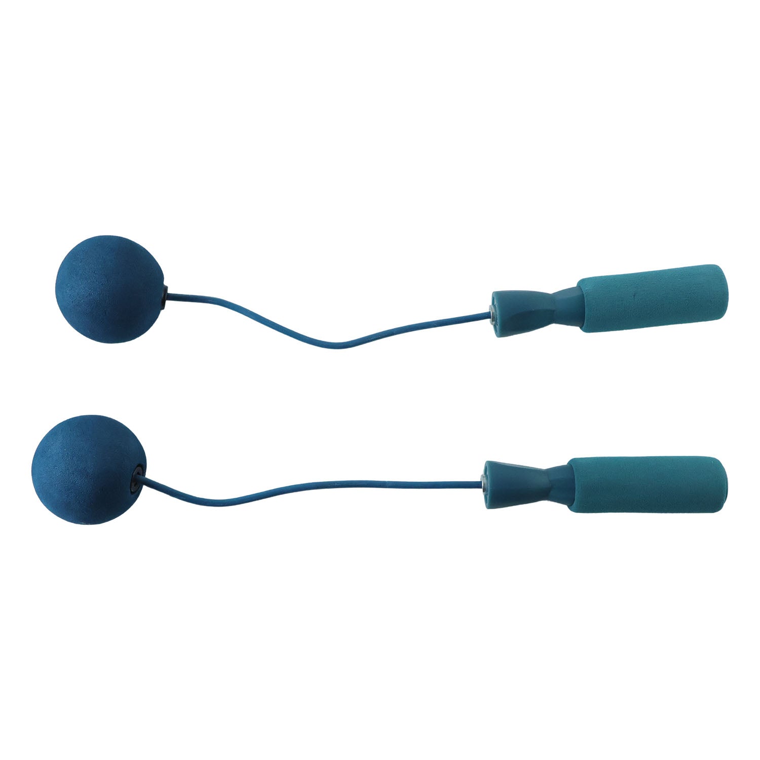Wukusy fitness wrist ball exercise tool with handle grip, showing two compact balls for strength training and wrist workouts.
