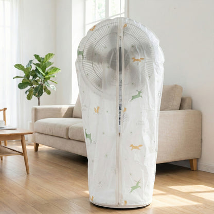 Wukusy full-size pedestal fan dust cover, fits 60-90 cm fans, made of durable material for protection against dust and dirt.