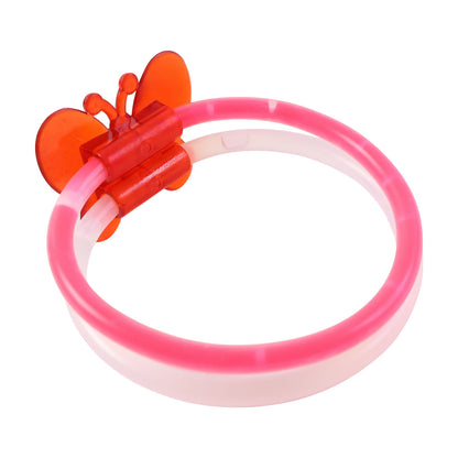 Wukusy glowing butterfly bracelet with illuminated butterfly charm on a delicate band, perfect for stylish accessories.