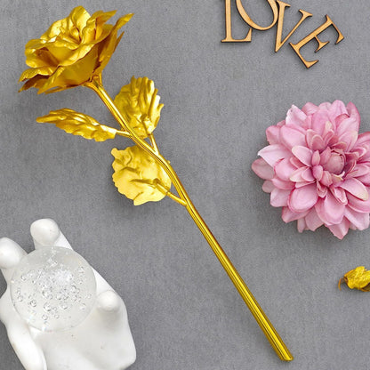 Golden Rose with Almonds chocolate gift set by Wukusy, featuring creamy chocolates and almond toppings in elegant packaging.