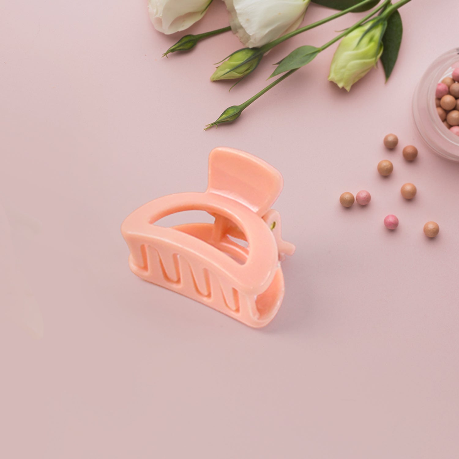 Six colorful Wukusy hair clips for girls and kids, perfect for securing hair and adding a fun accessory to any hairstyle.