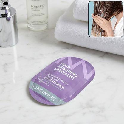 Wukusy Hair Repairing Conditioner Sachet 20ml shown, small travel-sized packet with nourishing hair treatment.