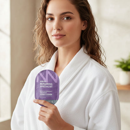 Wukusy Hair Repairing Conditioner Sachet, 20 ml, small flexible packet with product label and vibrant branding.