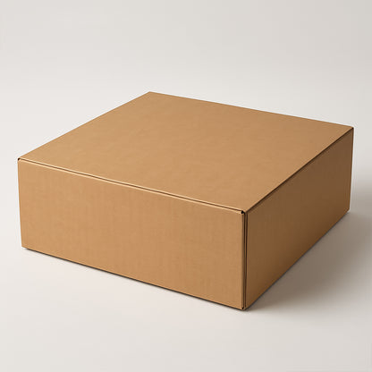 Heavy-duty brown packing box by Wukusy, 6x26x26 cm, sturdy cardboard for product shipping and storage.