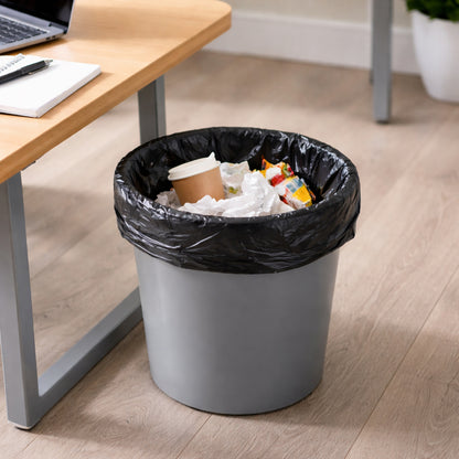 Wukusy heavy-duty garbage trash bags roll with 50 large 45x50 cm trash bags, durable and suitable for heavy waste.