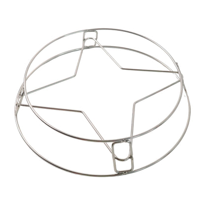 Heavy-duty stainless steel gas stove stand by Wukusy, durable support for kitchen appliances, sturdy and rust-resistant construction.