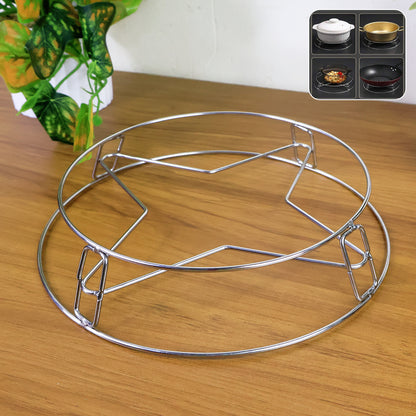 Heavy duty stainless steel gas stove stand by Wukusy, durable and sturdy for supporting gas stoves securely.