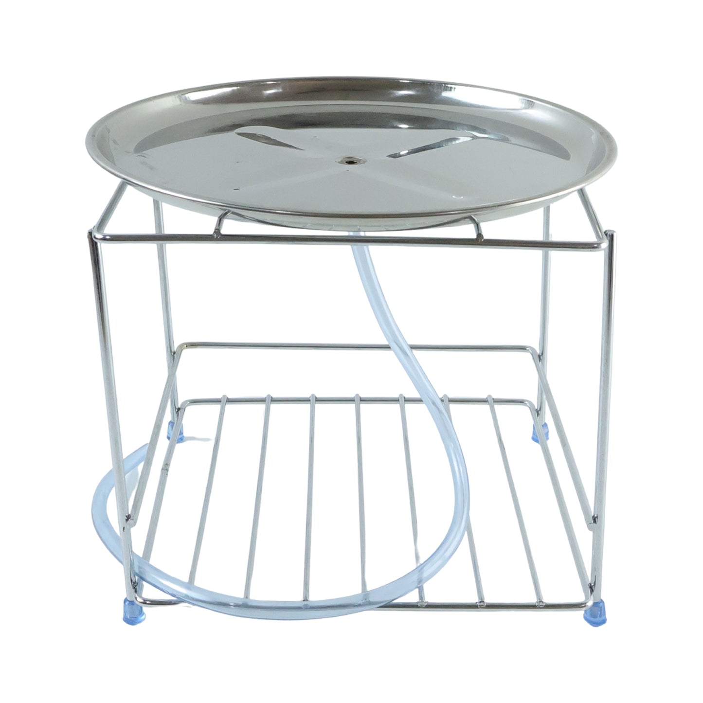 Heavy-duty stainless steel multipurpose utensils stand by Wukusy, designed to hold various kitchen utensils securely.