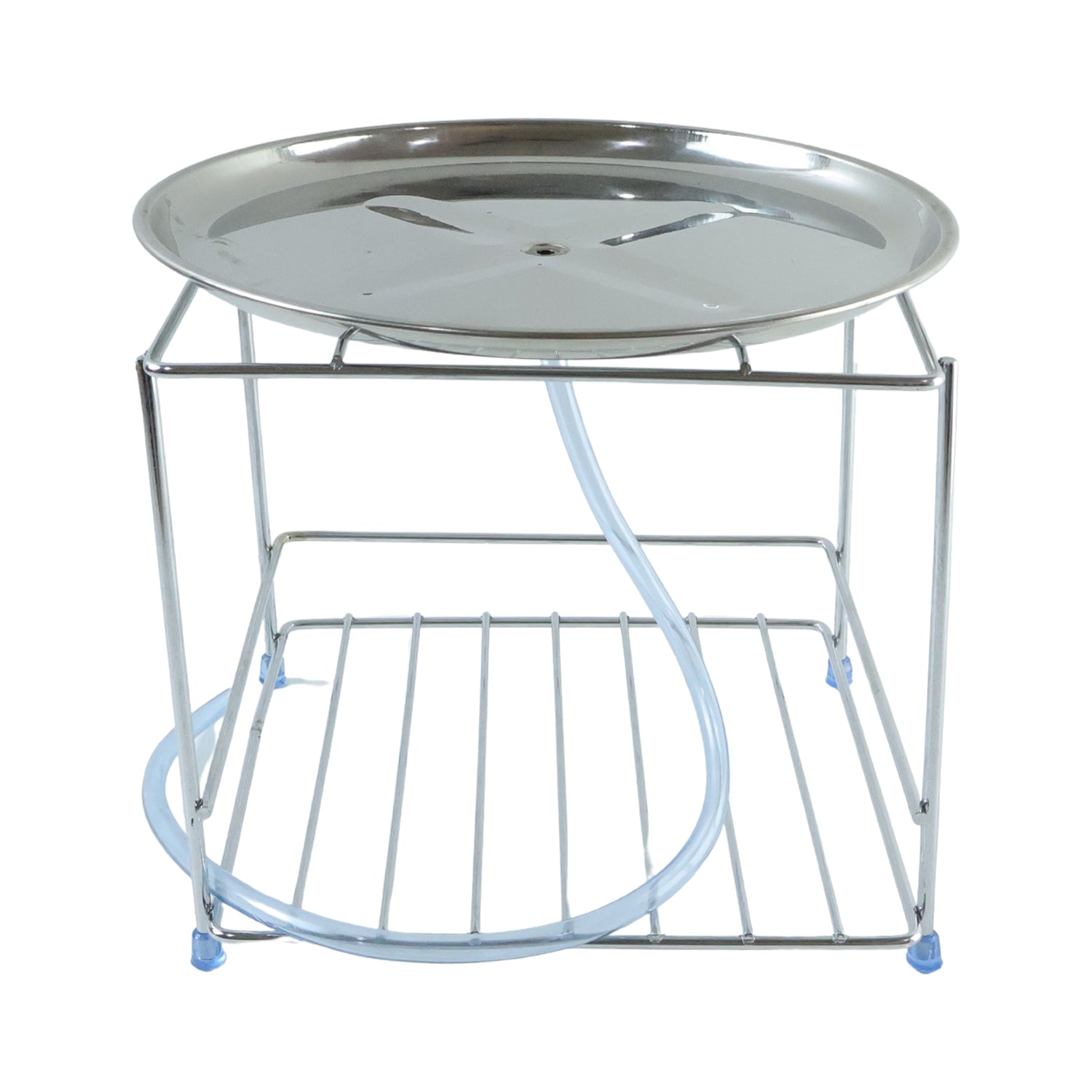 Heavy-duty stainless steel multipurpose utensils stand by Wukusy, designed to hold various kitchen utensils securely.