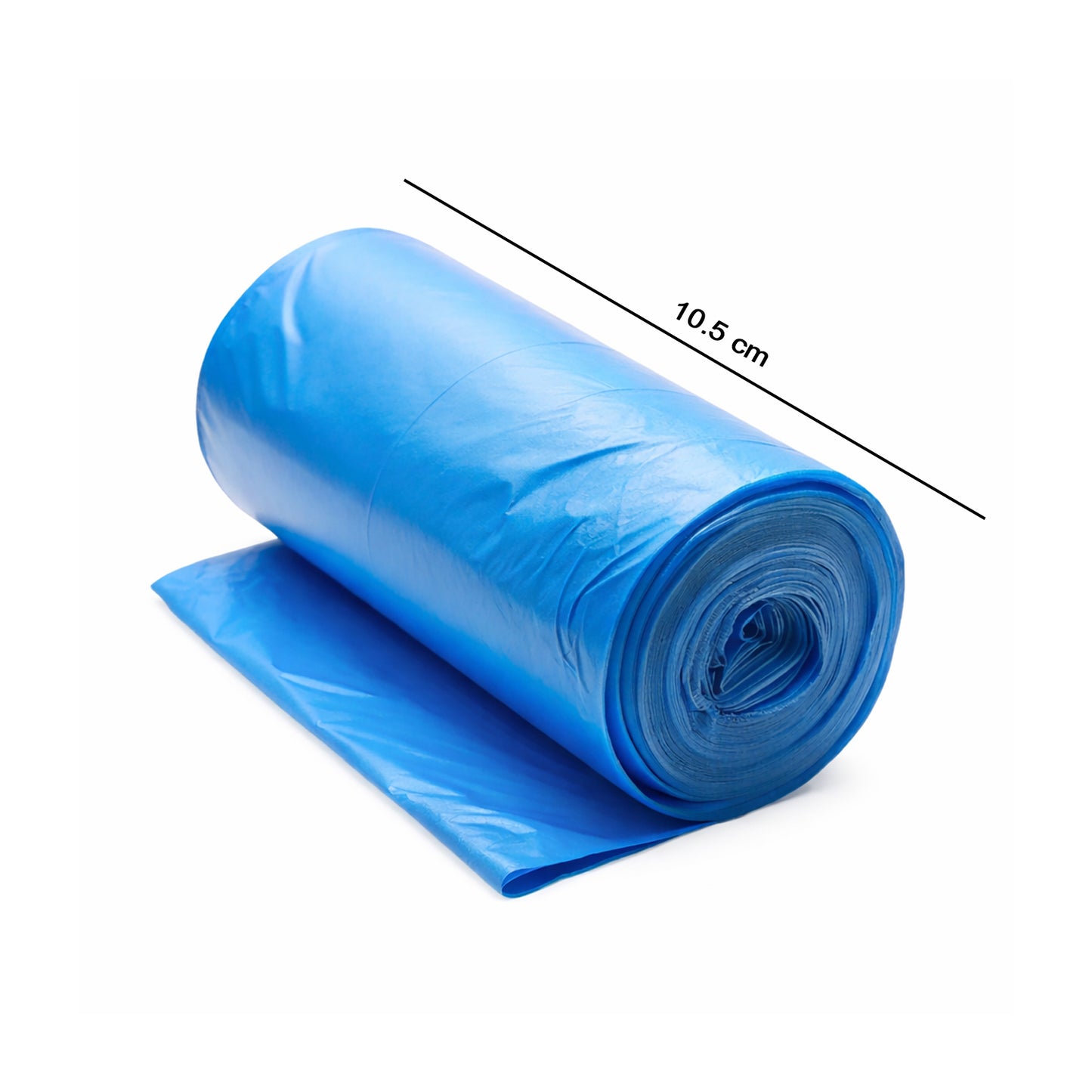 Wukusy heavy strength disposable garbage bags roll with 30 large 45x60 cm bags for durable waste disposal.
