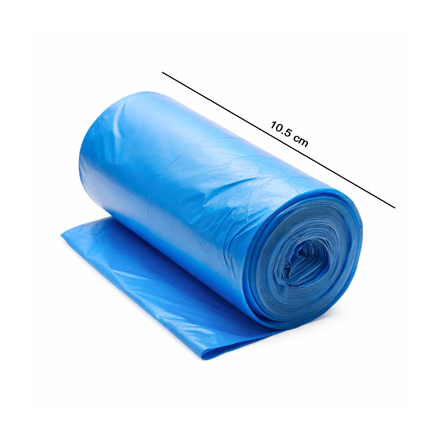 Wukusy heavy strength disposable garbage bags roll with 30 large 45x60 cm bags for durable waste disposal.