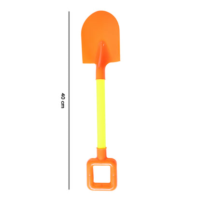 Kids beach sand shovel toy by Wukusy, featuring a colorful plastic design perfect for children’s play at the beach.