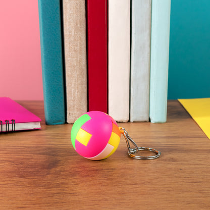 Wukusy kids toothbrush and ball keychain toy set featuring colorful toothbrush and playful ball keychain for children.