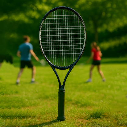 Wukusy Konex lightweight tennis racket with full cover, showing the racket's frame and grip in a clear, detailed view.