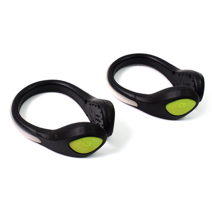 Wukusy LED shoes clip lights, a pair of colorful, portable shoe accessories with bright illumination for enhanced visibility.