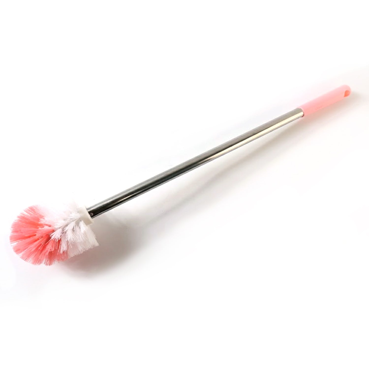 Wukusy long handle toilet cleaning brush with durable bristles for effective bathroom cleaning.