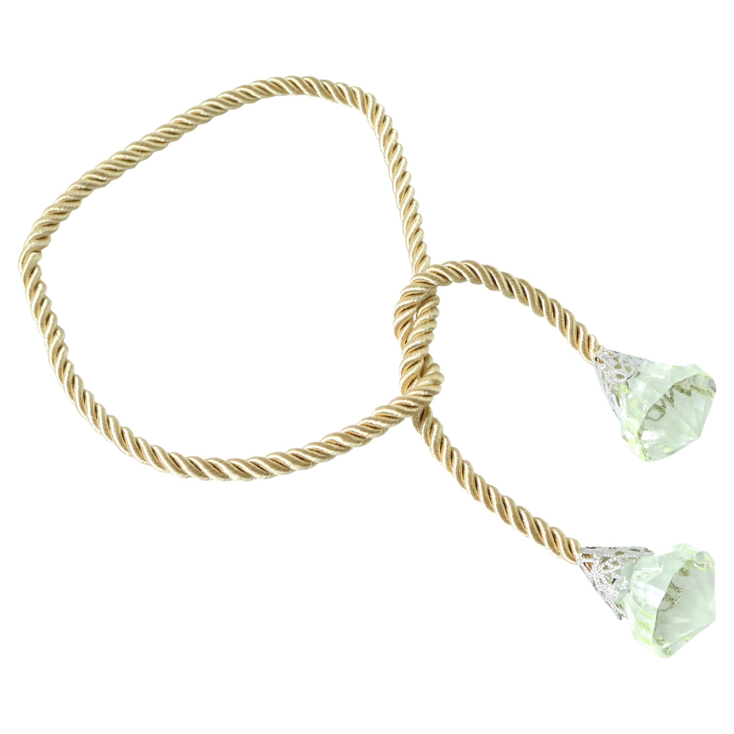 Luxury decorative curtain tassel tieback by Wukusy, featuring intricate design and soft tassels for elegant window dressing.