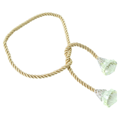 Luxury decorative curtain tassel tieback by Wukusy, featuring intricate design and soft tassels for elegant window dressing.