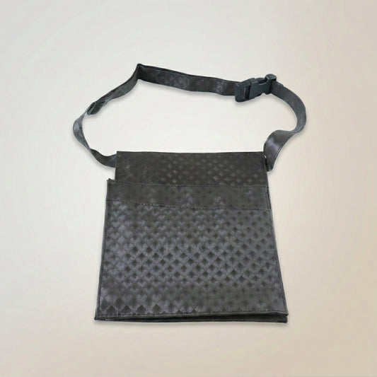 Wukusy quilted crossbody sling bag for men and women with adjustable strap, compact and stylish for daily use.