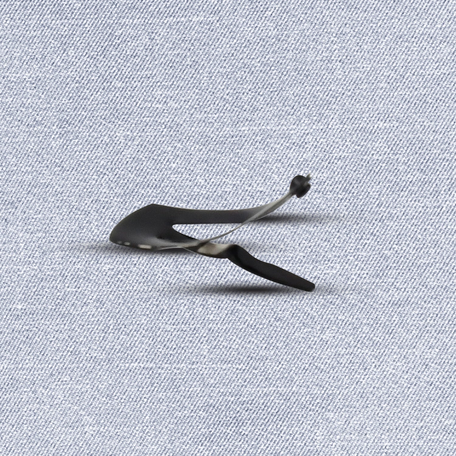 Set of 12 Wukusy Metal Tik Tak Hair Clips featuring sleek, shiny silver designs for stylish hair accessorizing.