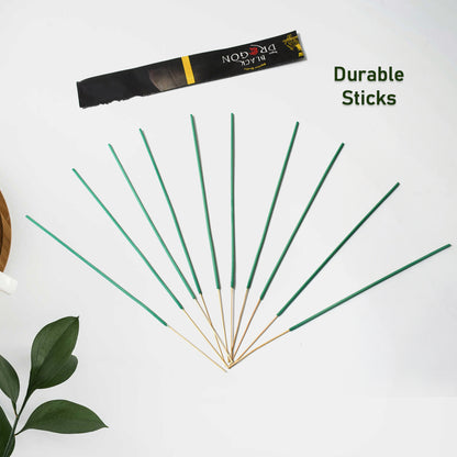 Wukusy herbal mosquito Agarbatti sticks in a box with 12 packets, showing incense sticks for mosquito repellent.