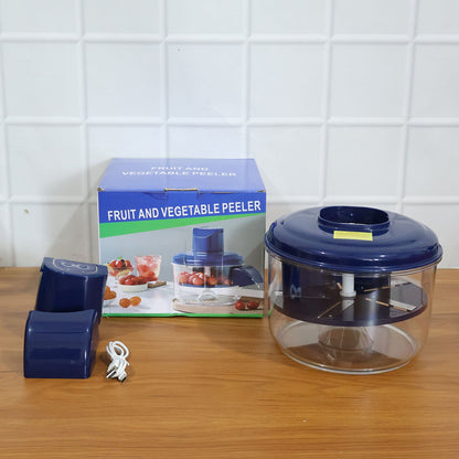 Wukusy multi-purpose fruit and vegetable peeler set with ergonomic handles for peeling apples, carrots, and potatoes.