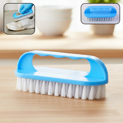 Wukusy heavy-duty handheld cleaning scrub brush with sturdy bristles for scrubbing tough dirt and grime surfaces.