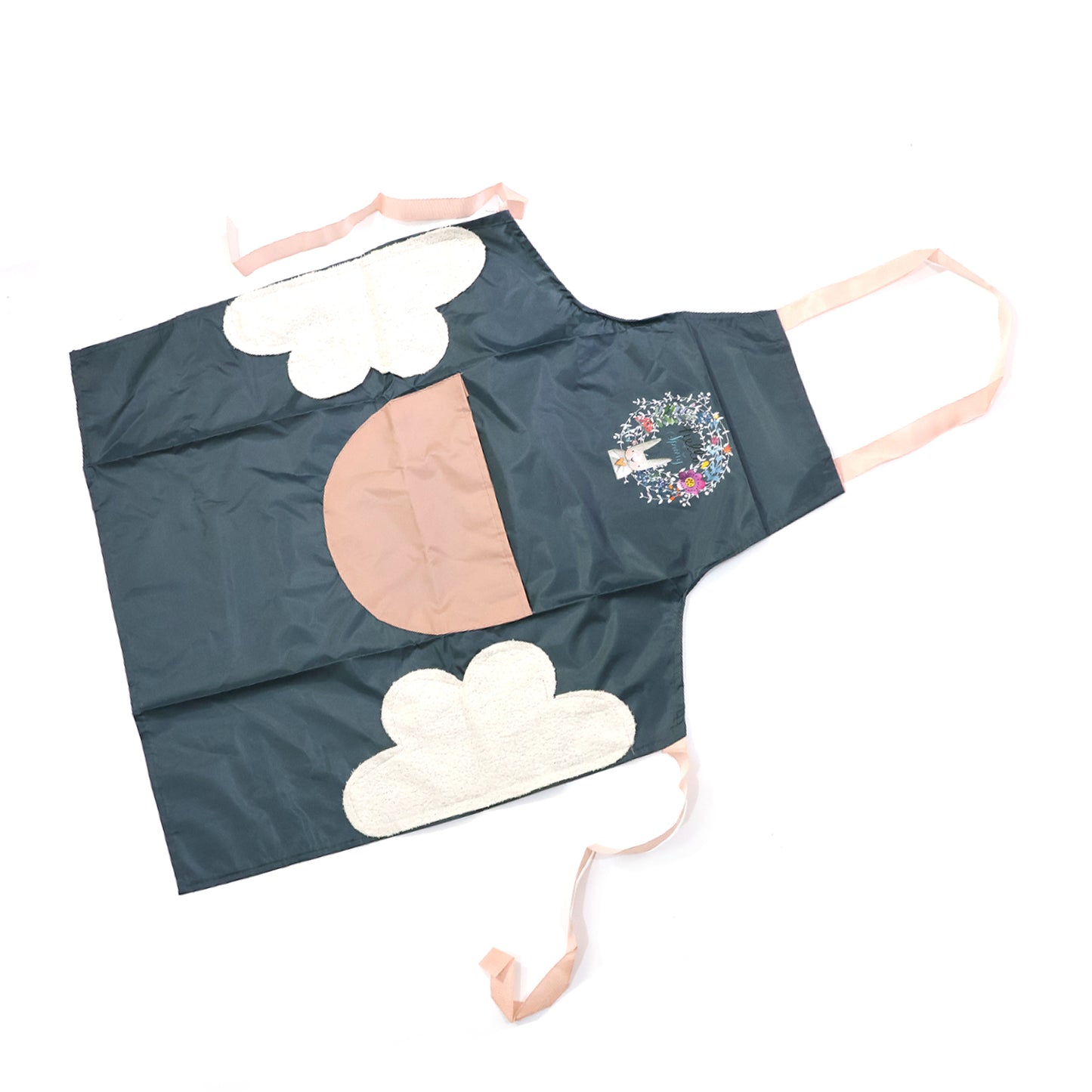 Wukusy multipurpose kitchen cooking apron with front pocket, durable fabric, adjustable straps, and practical design for cooking and baking.