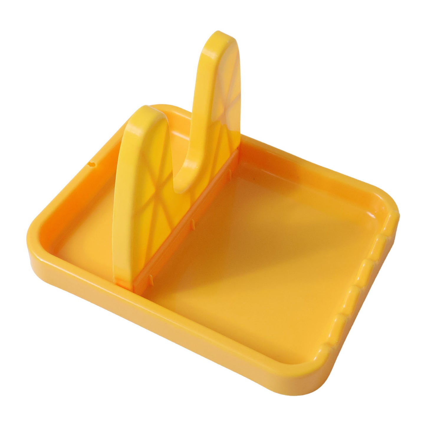 Wukusy multipurpose kitchen lid and spoon holder stand, black plastic, compact design for organizing lids and utensils.