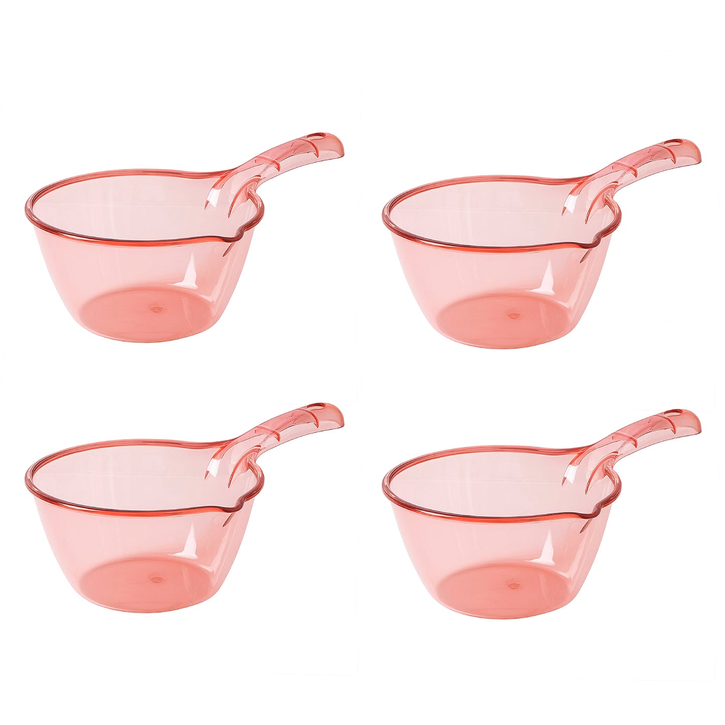 Wukusy multipurpose kitchen washing and straining bowls set with four 1100 ml bowls for washing and draining food.