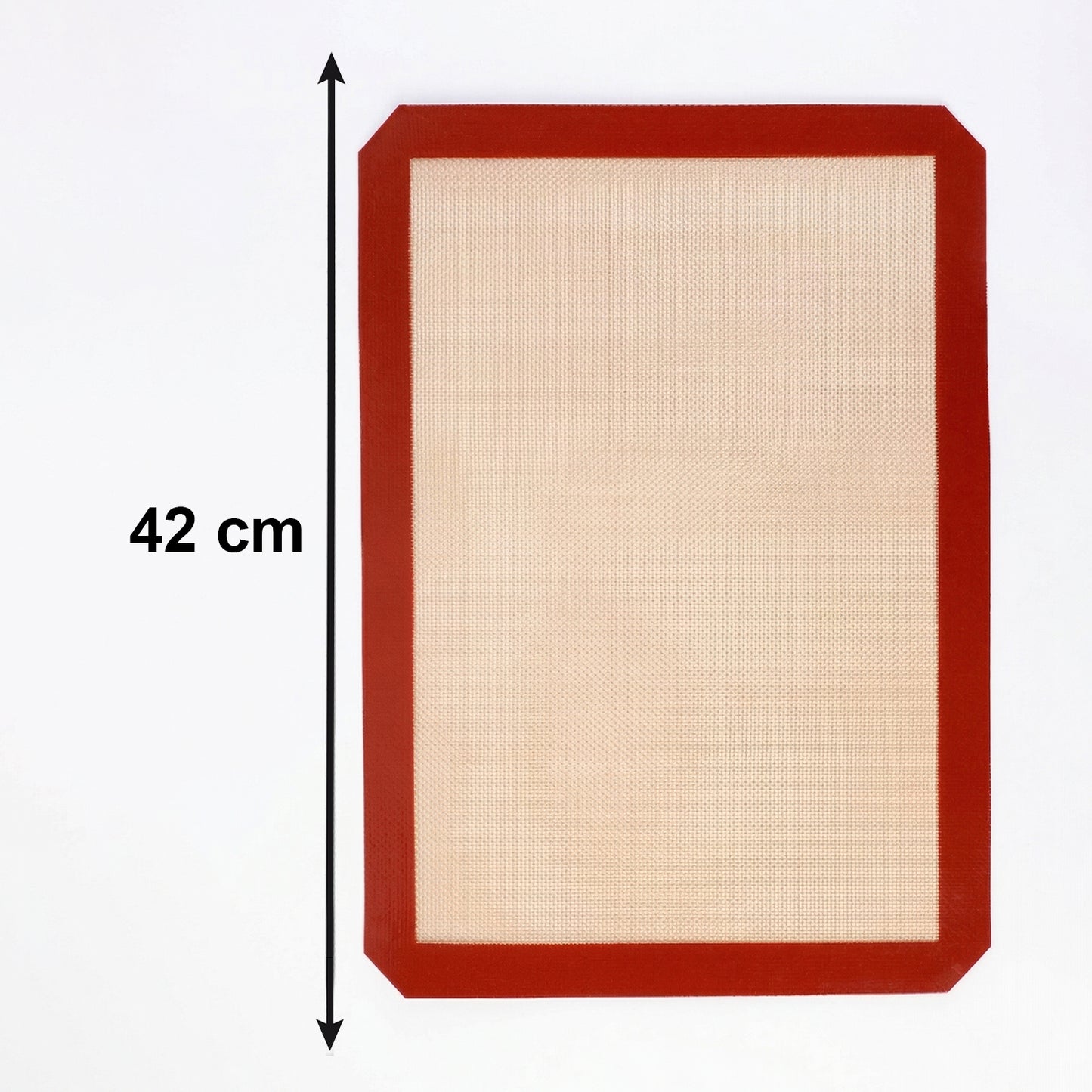 Wukusy 5-piece multipurpose non-stick silicone baking mat set for baking, cooking, and food prep on a flat surface.