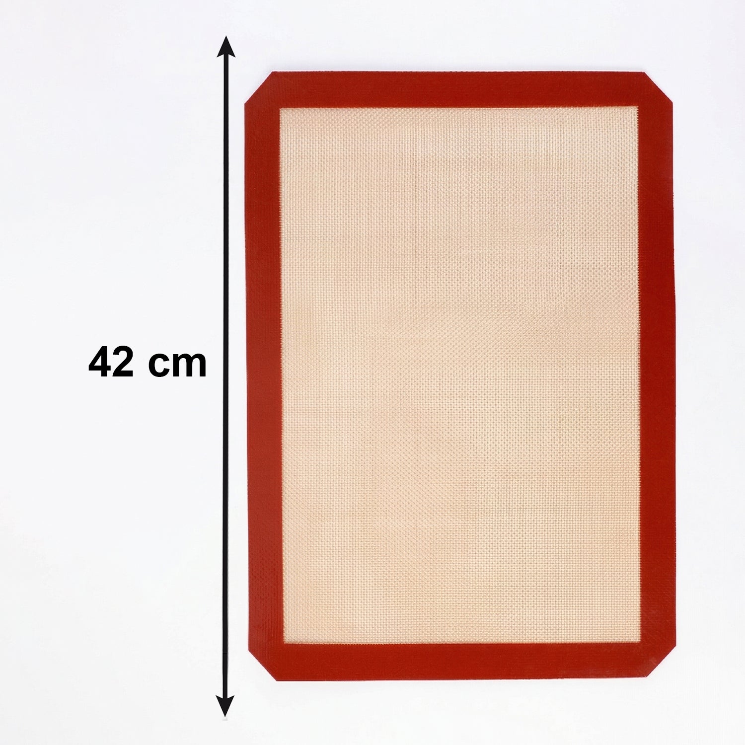 Wukusy 5-piece multipurpose non-stick silicone baking mat set for baking, cooking, and food prep on a flat surface.