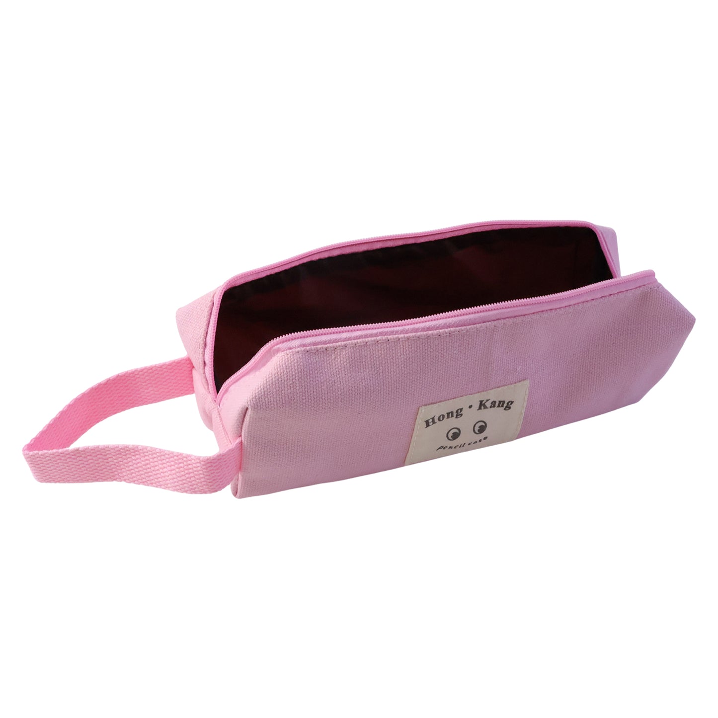 Wukusy multipurpose zipper pouch organizer and cosmetic storage bag, showing its compact design and multiple compartments.