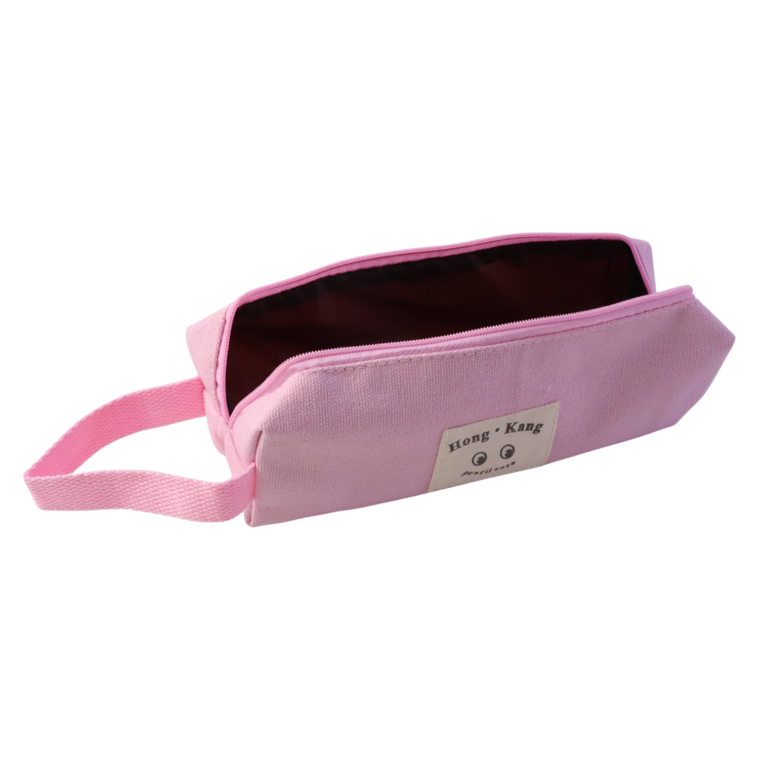 Wukusy multipurpose zipper pouch organizer and cosmetic storage bag, showing its compact design and multiple compartments.