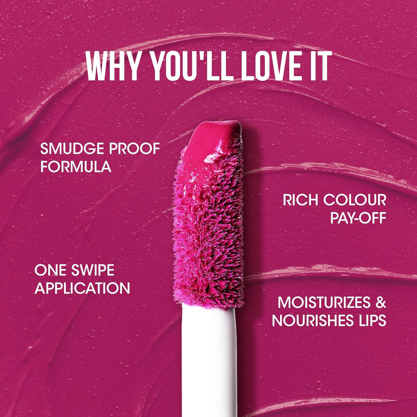 Wukusy OG Beauty Merry Mulberry Moisture Lock Liquid Lipstick in 4.5ml tube, featuring a deep mulberry shade and sleek packaging.