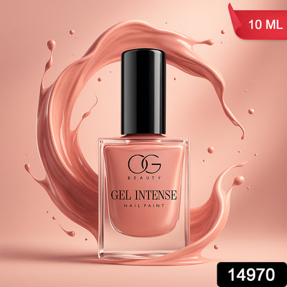 Wukusy OG Beauty Pastel Peach Gel Nail Polish in 10ml bottle, showcasing smooth pastel peach color for gel manicures.