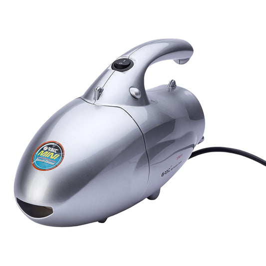 Wukusy Orbit high-power handheld mini vacuum cleaner with 800W, compact design, shown with its nozzle attachment.