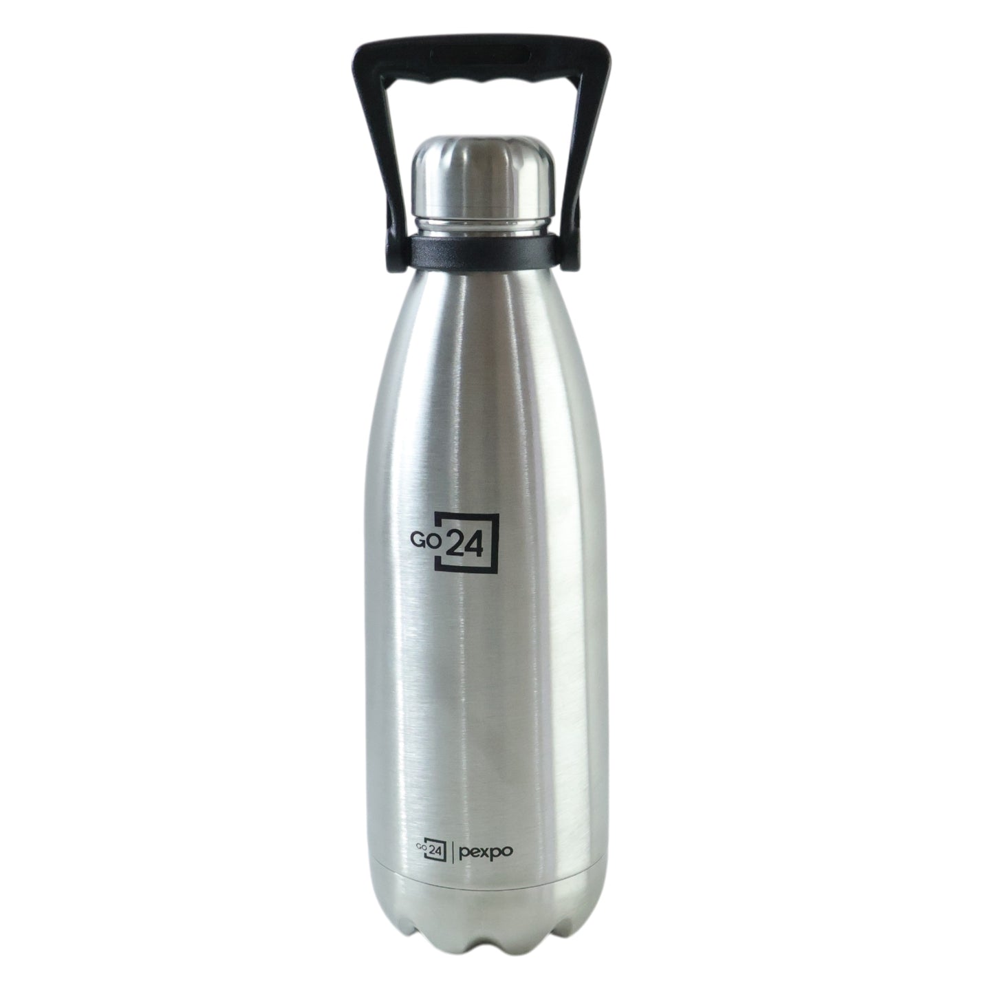 Wukusy Pexpo Echo vacuum-insulated stainless steel water bottle, 1500 ml, for hot and cold beverages, sleek and durable design.