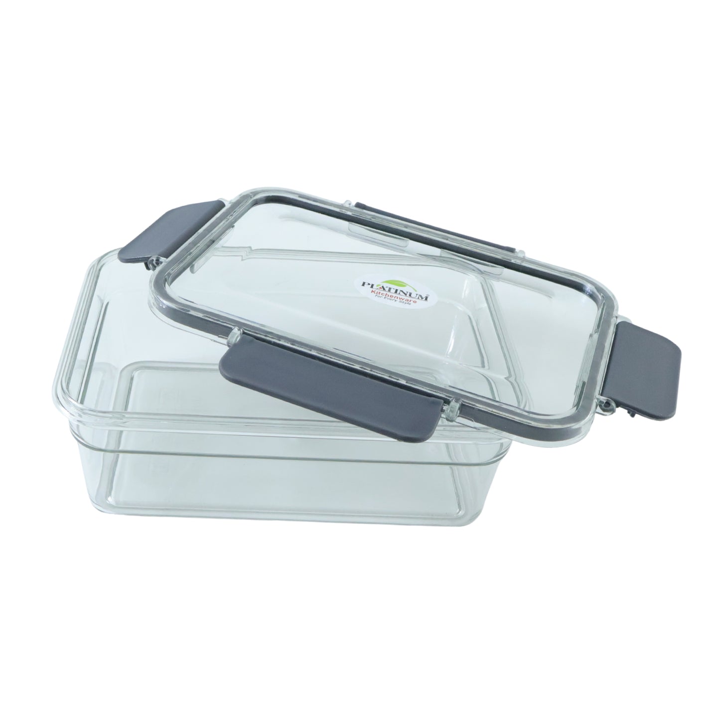 Wukusy 3-piece plastic airtight food storage container set with 750ml, 1500ml, and 2800ml containers for kitchen organization