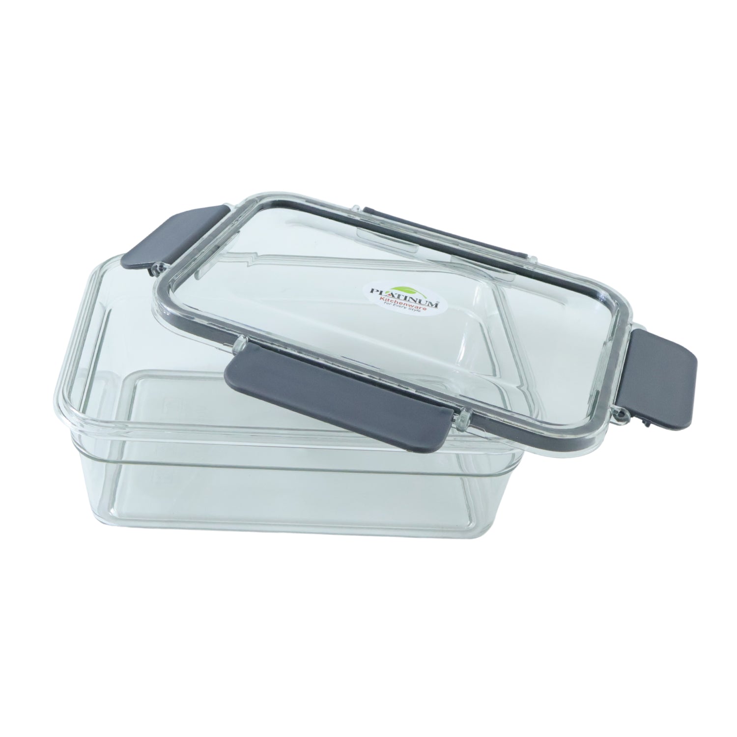 Wukusy 3-piece plastic airtight food storage container set with 750ml, 1500ml, and 2800ml containers for kitchen organization