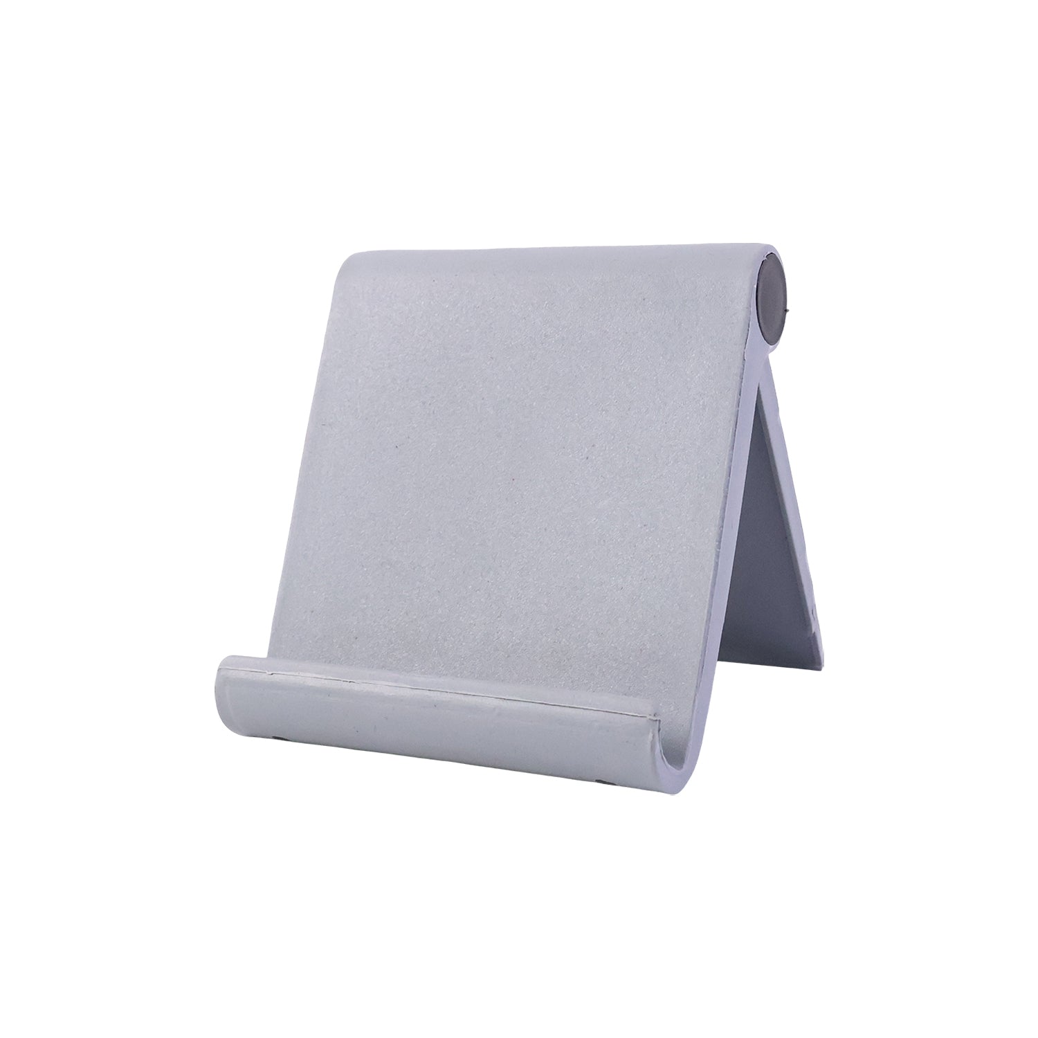 Wukusy plastic foldable desktop mobile stand holding a smartphone, portable and adjustable for hands-free viewing.