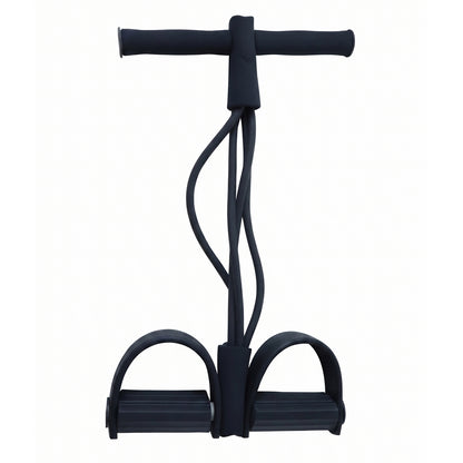 Wukusy portable pull rope resistance exerciser with foot pedal support for strength training and fitness workouts.