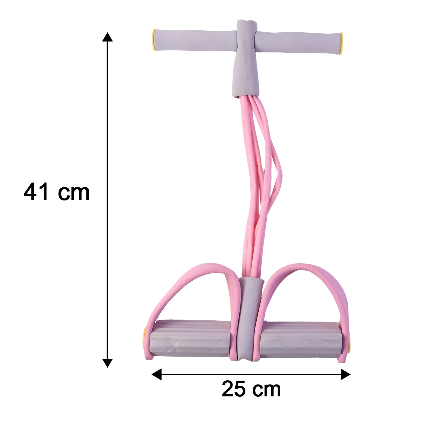 Wukusy portable pull rope resistance exerciser with foot pedal support for strength training and muscle toning.