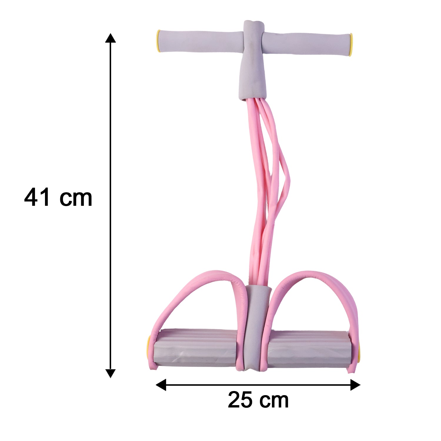 Wukusy portable pull rope resistance exerciser with foot pedal support for strength training and muscle toning.