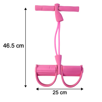 Wukusy portable pull rope resistance exerciser with foot pedal support for strength training and fitness workouts.